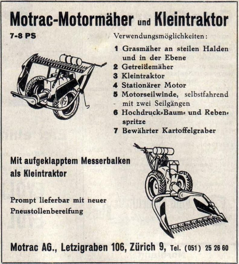 MOTRAC : les motofaucheuses et autres matériels de montagne!  19127