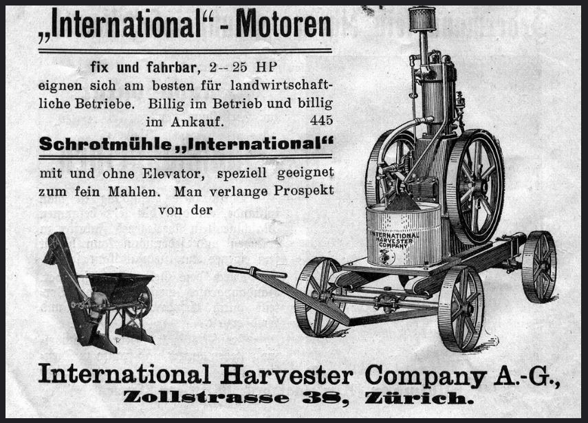 Mc Cormick - Titan engines - International Harvester 19144