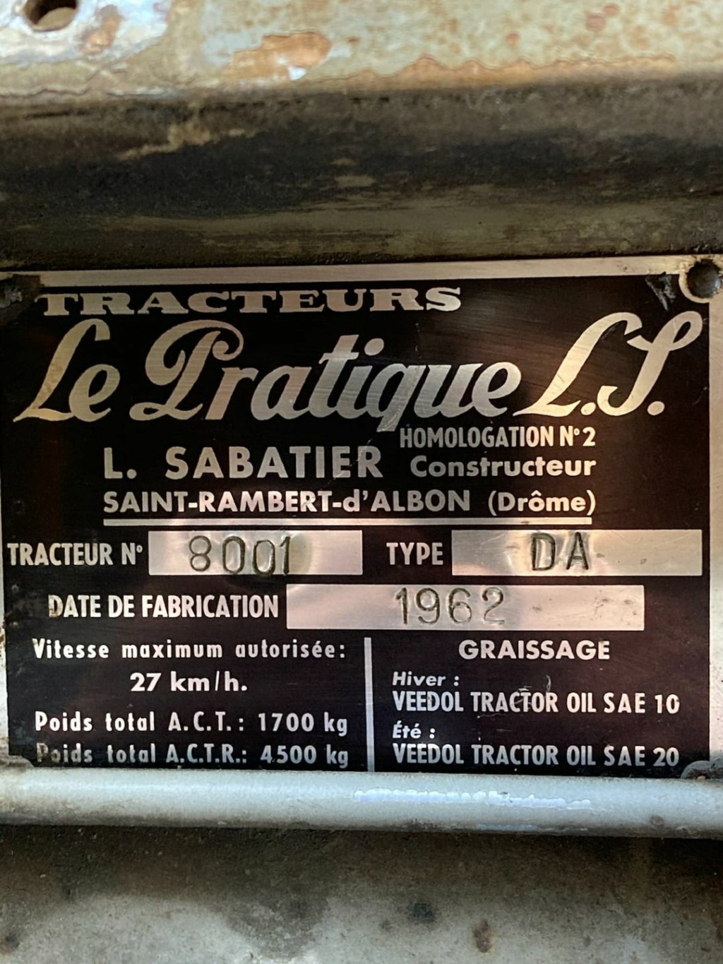 SABATIER : Recensement des tracteurs de St Rambert d'Albon - Page 6 1_932