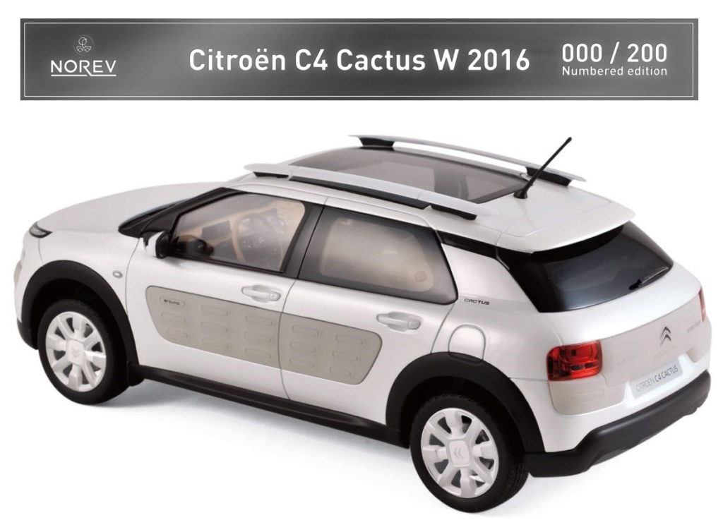 Citroën C4 CACTUS 2016 - NOREV Nouveauté au 1/18  34117