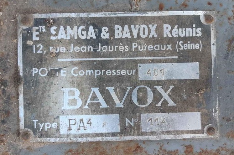 Compresseur SAGMA & BAVOX avec moteur W112 3781