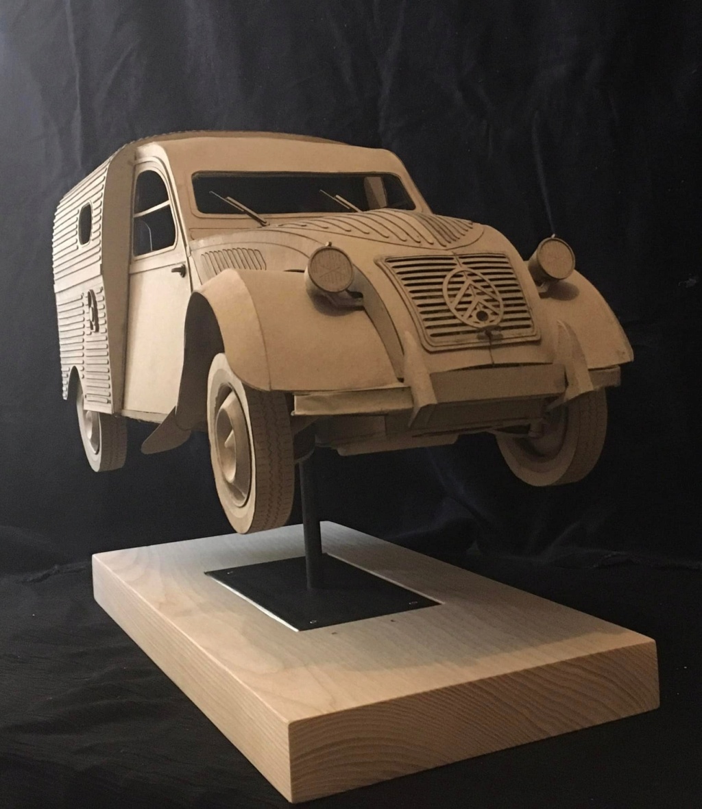 CITROËN 2CV AZU en papier ! 8478