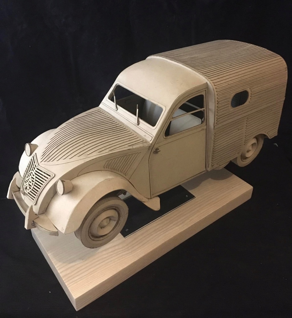 CITROËN 2CV AZU en papier ! 9428