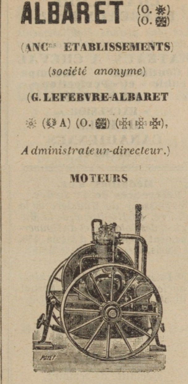 01 - Le moteur ALBARET d'Auguste BERNARD Annuai11