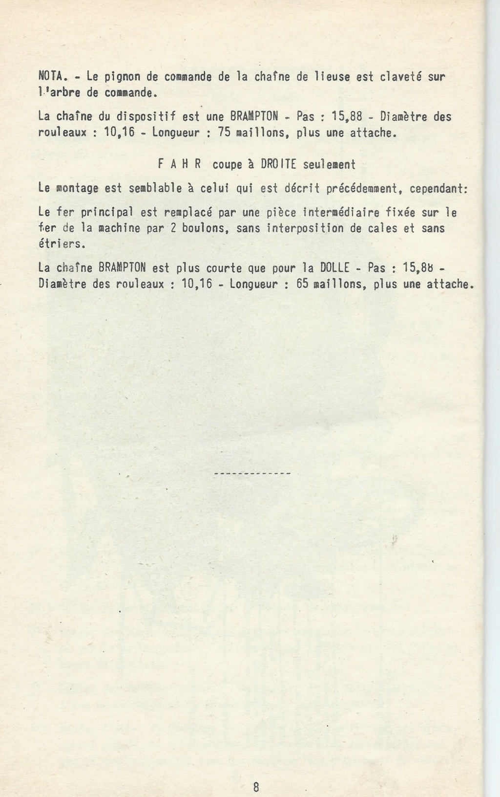 30 - Faucheuse à traction animale  motorisée par  BERNARD MOTEURS Bernar17