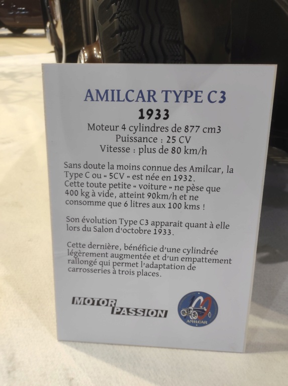 AMILCAR fête ses 100 ans au Salon Motor Passion en Avignon Img_3593