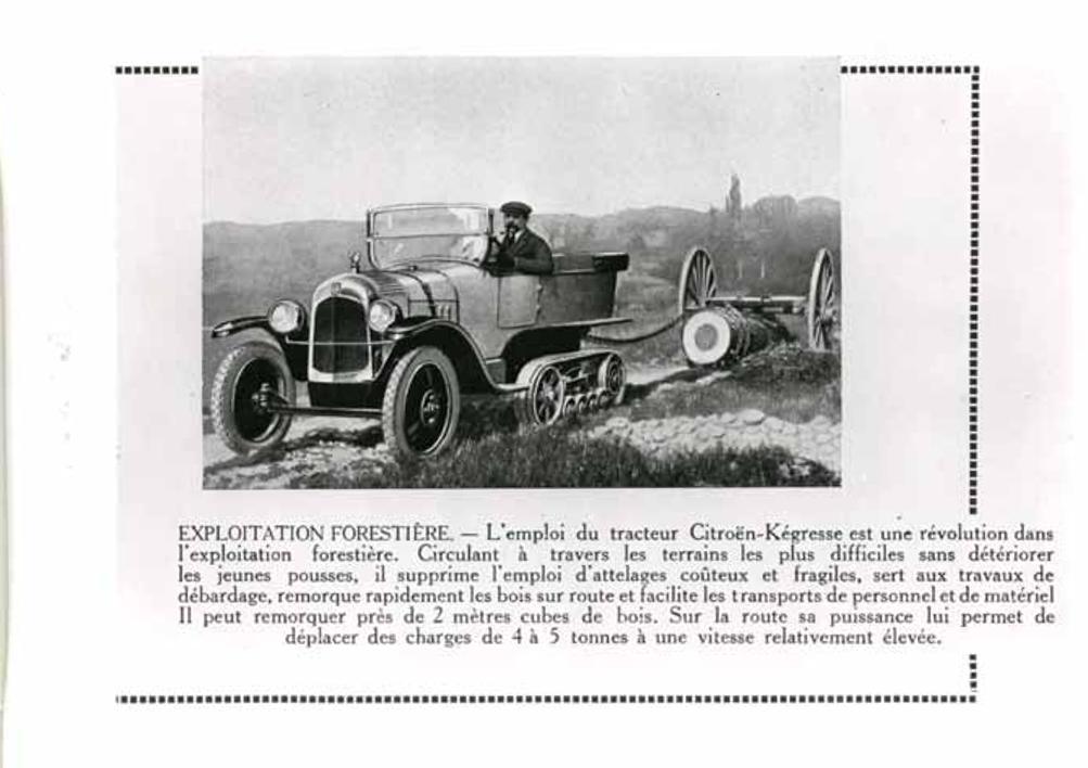  Publicité auto-chenille CITROËN-KEGRESSE 1924 Kegres15