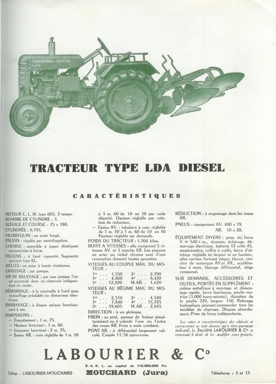 LABOURIER LDA Lda10