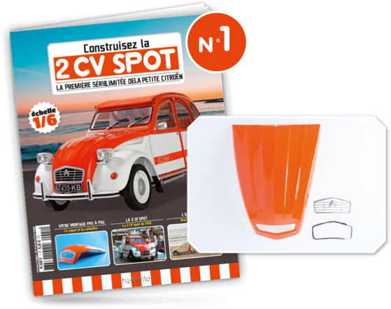 Citroën 2CV SPOT par Hachette Collections au 1/6 Numero10