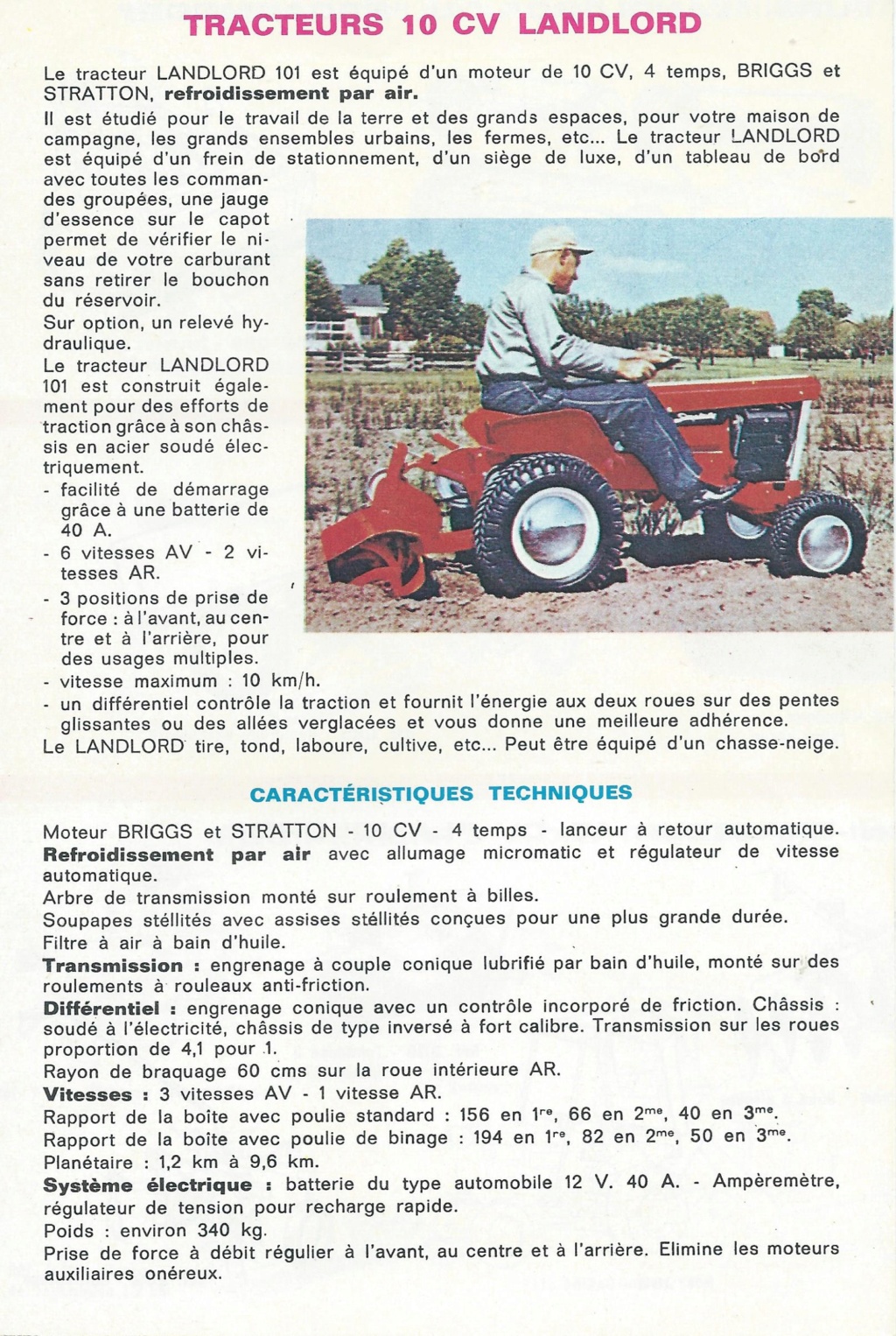 SIMPLICITY : micro-tracteurs Simpli13