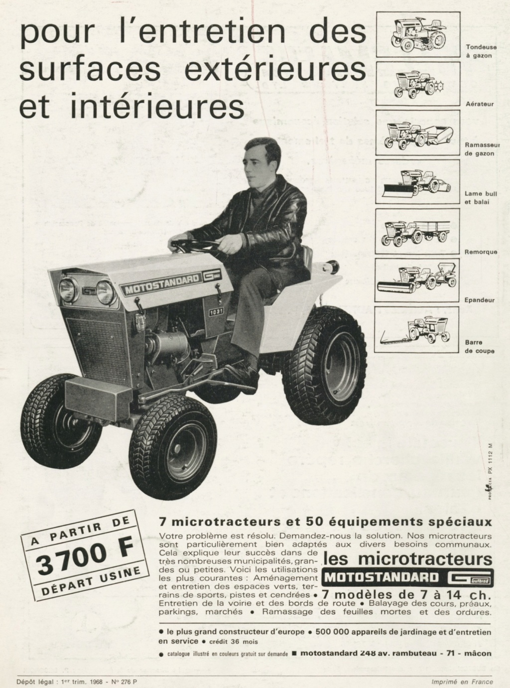 MOTOSTANDARD SUPERIOR : le motoculteur à 4 roues et ses descendants - Page 2 Techni18