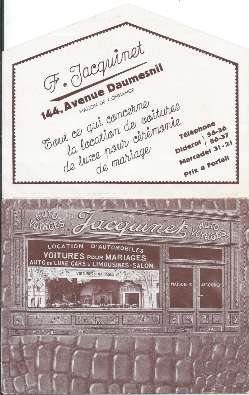 Pochette "VOITURES pour MARIAGES" Voitur11