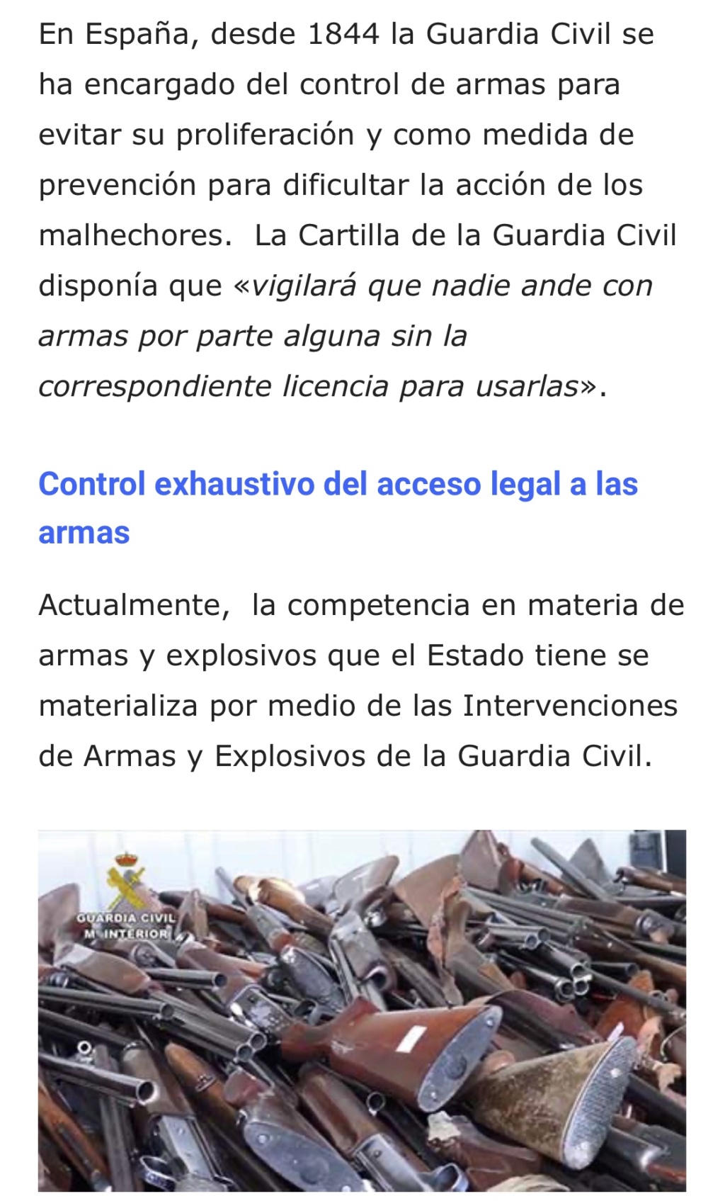 Destrucción de armas ilícitas  6bbba910