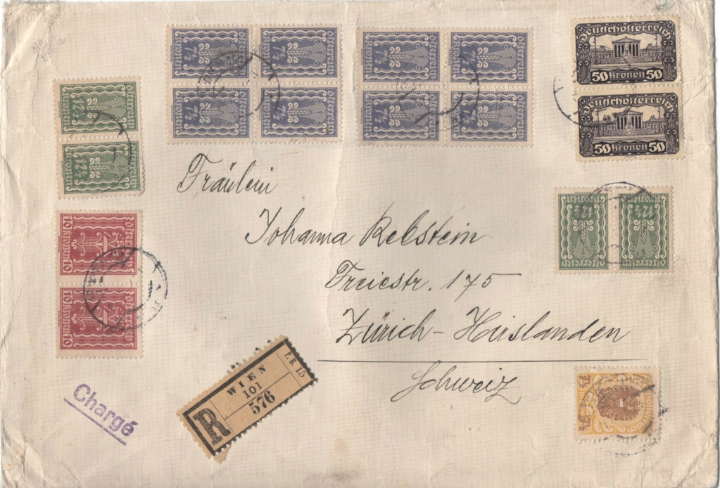 Osterreich - Inflation in Österreich - Belege - 1918 bis 1925 - Seite 29 3farbe10
