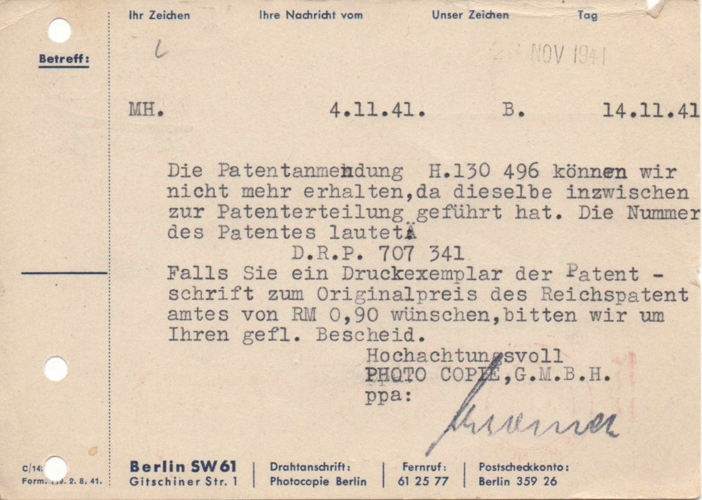 Zensuren unter deutscher Herrschaft bis 1945 - Seite 7 Patent11