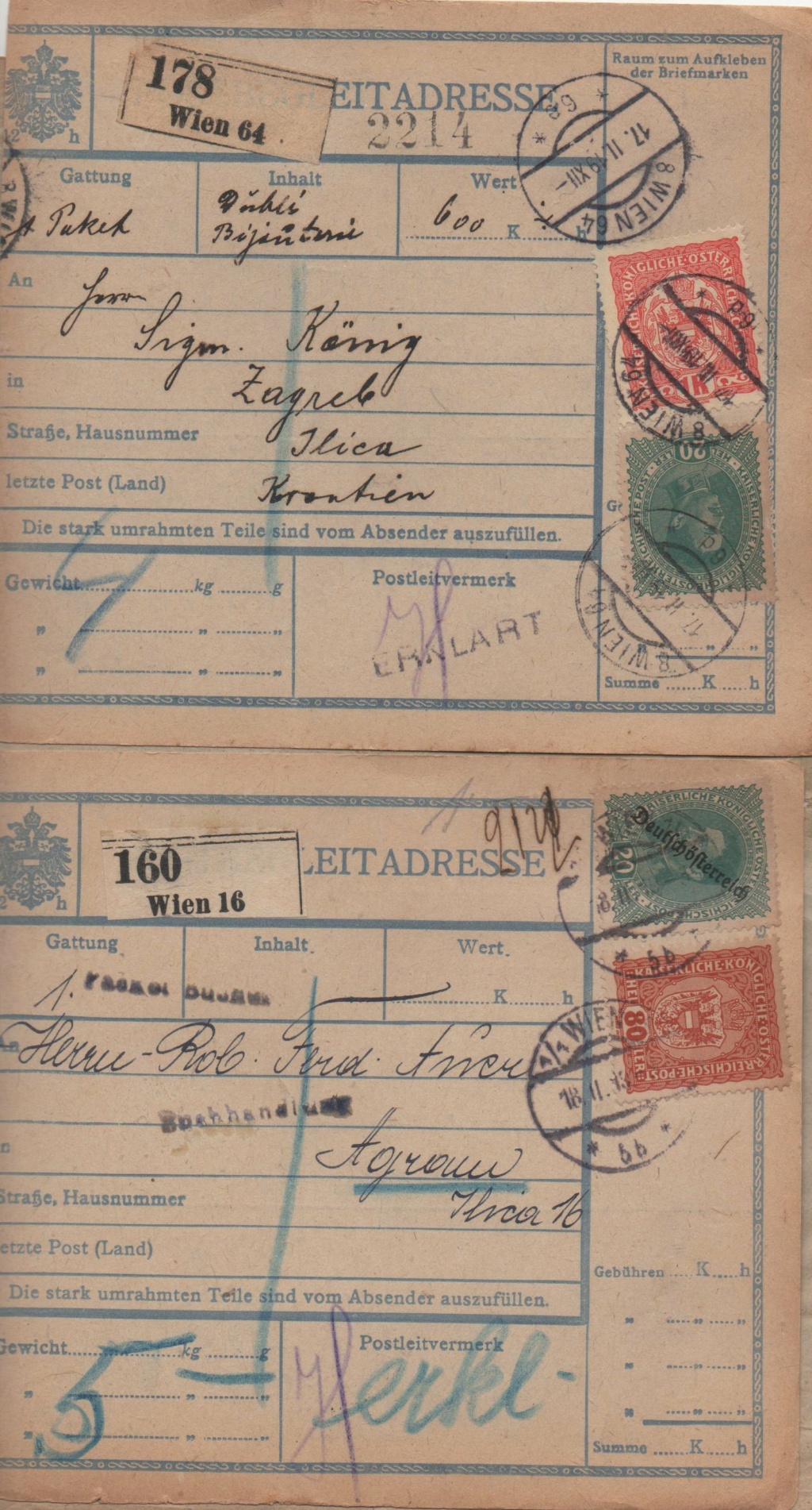 Osterreich - Inflation in Österreich - Belege - 1918 bis 1925 - Seite 28 Pkkt1910