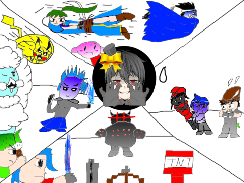 Desenho tmbem inspirado no jogo tremer (roblox)