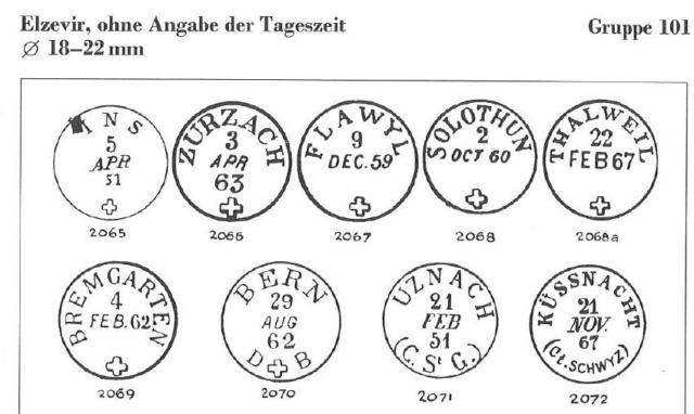 Grosses Handbuch der Abstempelungen auf Schweizer Marken (Ausgabe in 8 Ordnern) Abstem11