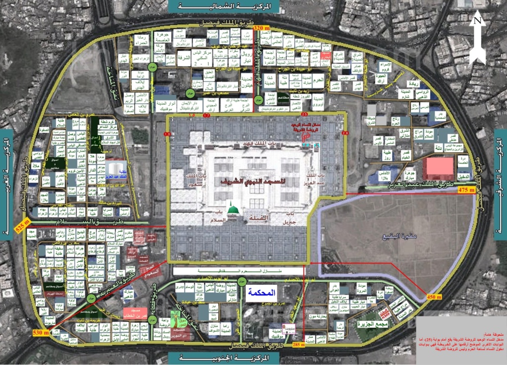 ابرز الفنادق المحيطة بالحرم المكى  والمدينة المنورة خريطة تفصيلية Aaoo2010
