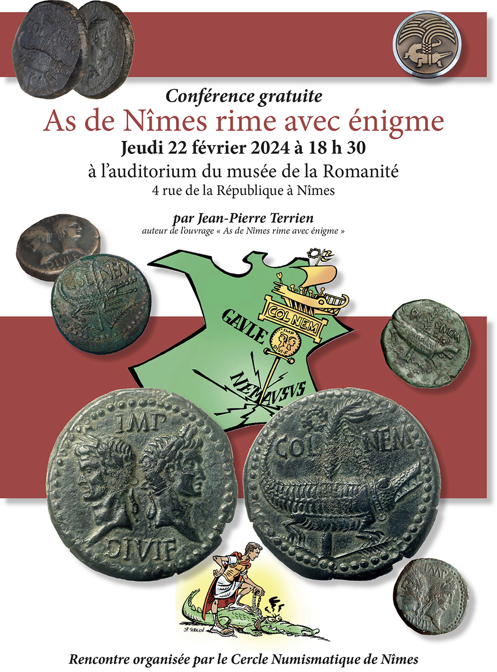 Conférence au Musée de la Romanité de Nîmes Affich11