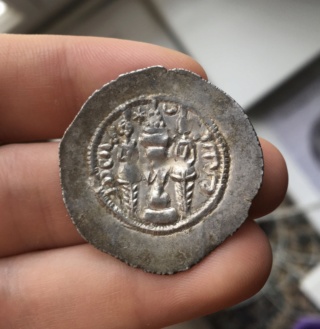 Septième drachme sassanide  0e76d210