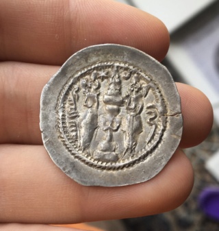 Huitième drachme sassanide  85b13410