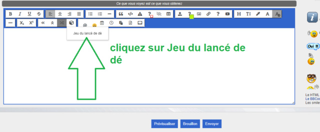 Jouez au Lancé de Dés sur DCP Captu282