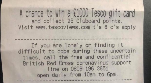 Tesco reveals its hidden message to shoppers on receipts 12651010