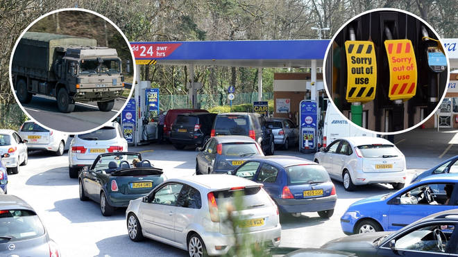 Petrol crisis ‘getting worse’ in London and South East as army prepares to drive tankers  26473810