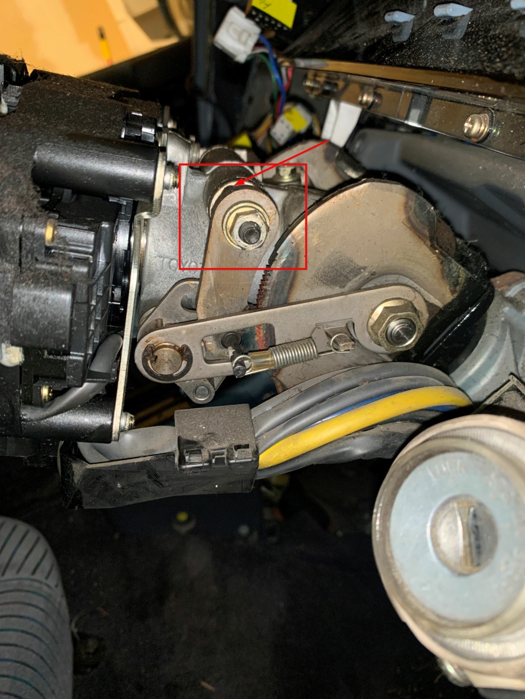 How to fix tilt steering column vertical slop Img-2511