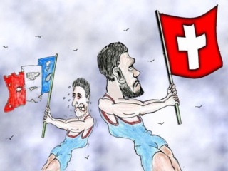 Les Suisses dans la rue. France16