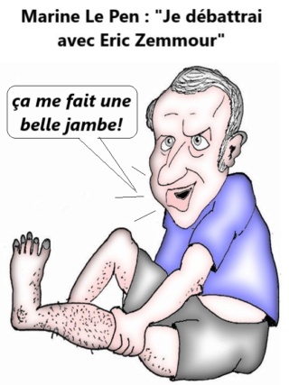 Le Pen : "Je débattrai avec Eric Zemmour" Macron37