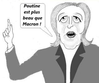 Mme Le Pen et son «ami» Poutine Marine60