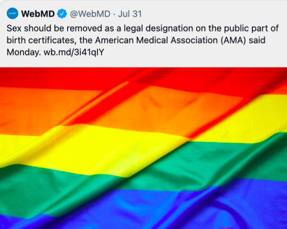 American Medical Association traži ukidanje spola na rodnim listovima Slika116