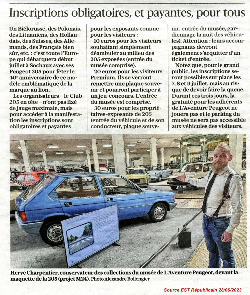 [25] Anniversaire de la 205 - 40 ans - Musée de L'Aventure Peugeot- Sochaux  40_ans11