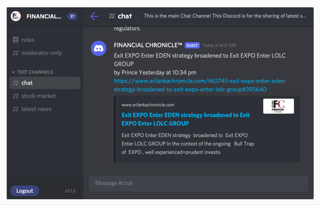 LATEST: Join FINANCIAL CHRONICLE™ Discord Screen71