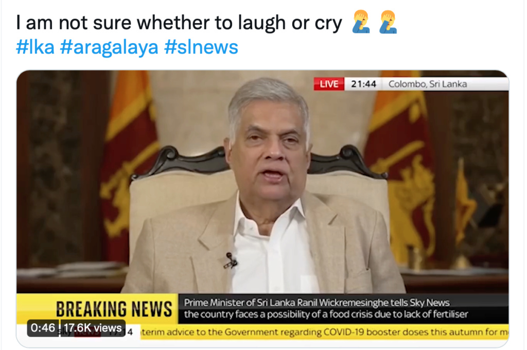 Sri Lanka: PM Ranil Wickremesinghe faces flak for joking on country's economic crisis Screen80