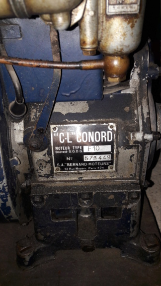 Moteur CL.Conord F10 Bernard 20210112