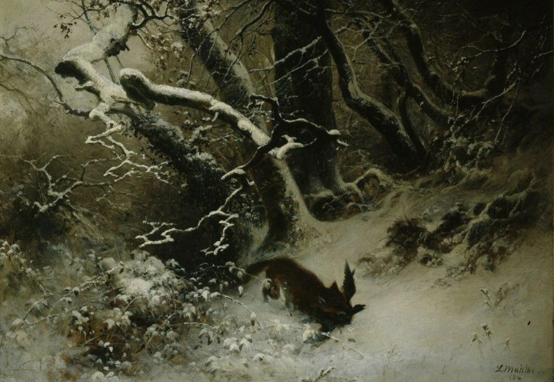 Зима на картинах европейских художников 19 века - Страница 2 Photo167