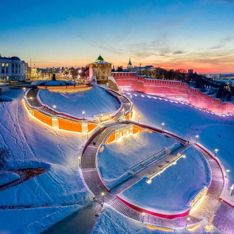 Чкаловская лестница – архитектурная достопримечательность Нижнего Новгорода Photo203