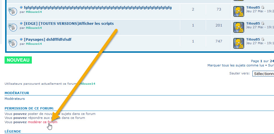 [PHPBB3] Remplacer un texte dans les outils de modération 211