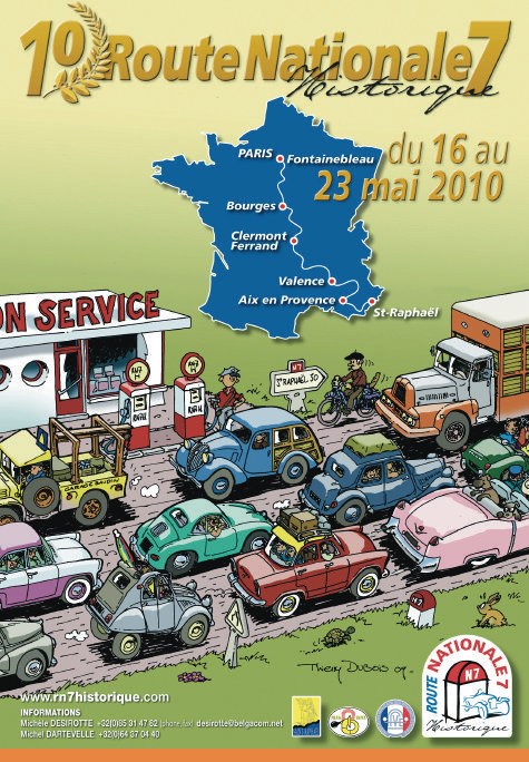Citroën et Thierry DUBOIS dessins, affiches et albums - Page 2 Rn7-2010