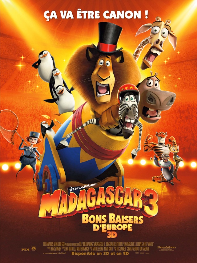 Madagascar 3, Bons Baisers D’Europe Affich12