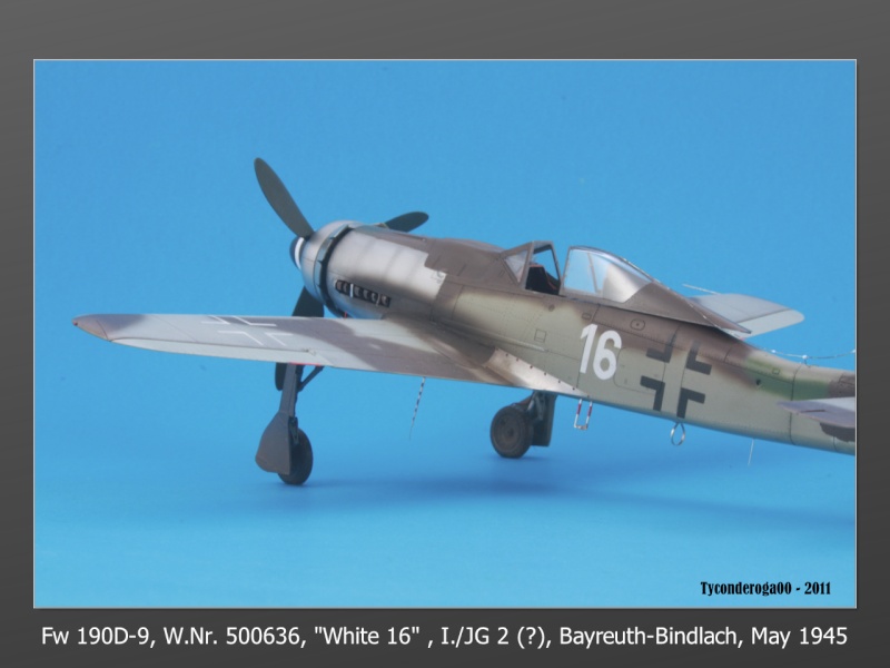 Fw 190D-9, W.Nr. 500636, "White 16", I./ JG2 (?), Bayreuth-Bindlach, May 1945 Test_211