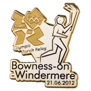 Pin's Londres 2012 - Relayeurs de la Flamme Olympique 195310