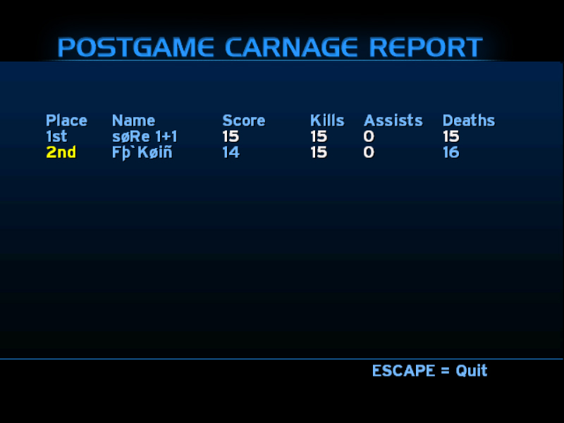 Koin vs. Sore [Loss] =( Fp_vs_11