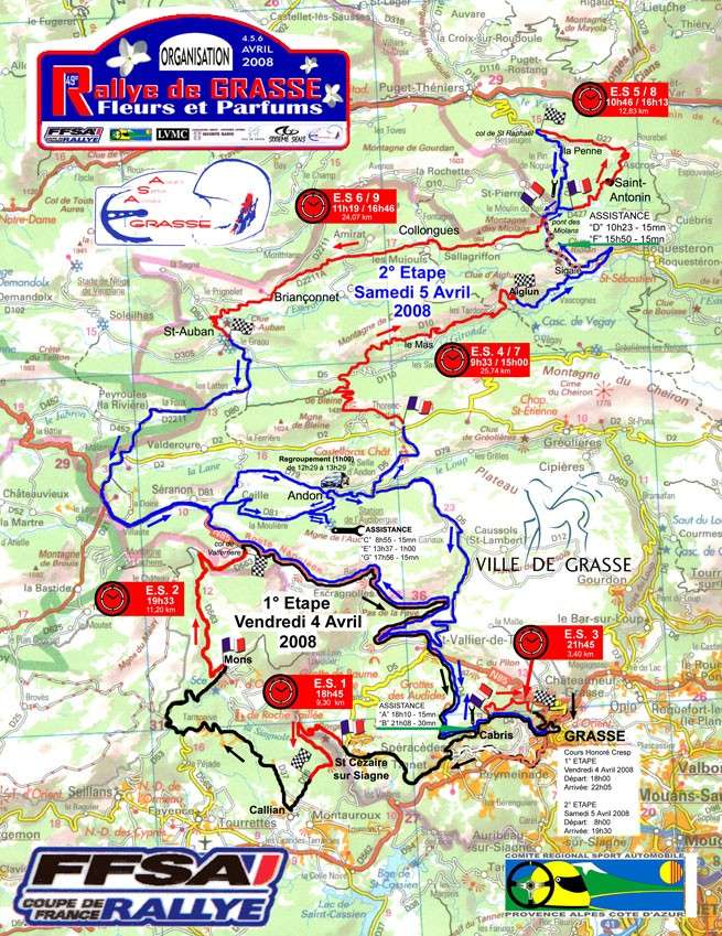 Rally GRASSE ALPIN RALLYES PROVENCEALPESCÔTE D'AZUR AutoPassion