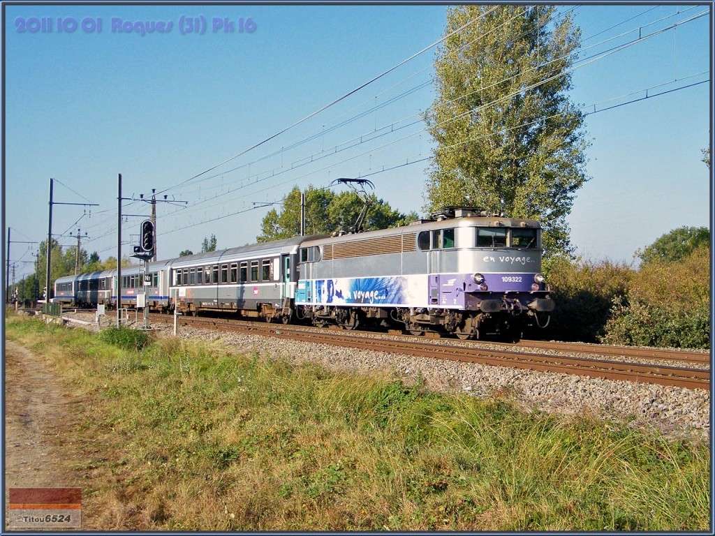 Ligne Toulouse – Bayonne: BB 9300 et autres au Pn 14 (PK 16) 2011_119