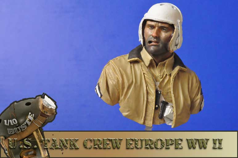 buste 1/10 us tank crew wwII young  01110