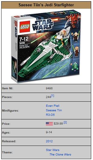 LEGO STAR WARS - 9498 - Saesee Tiin’s Starfighter  9498_010